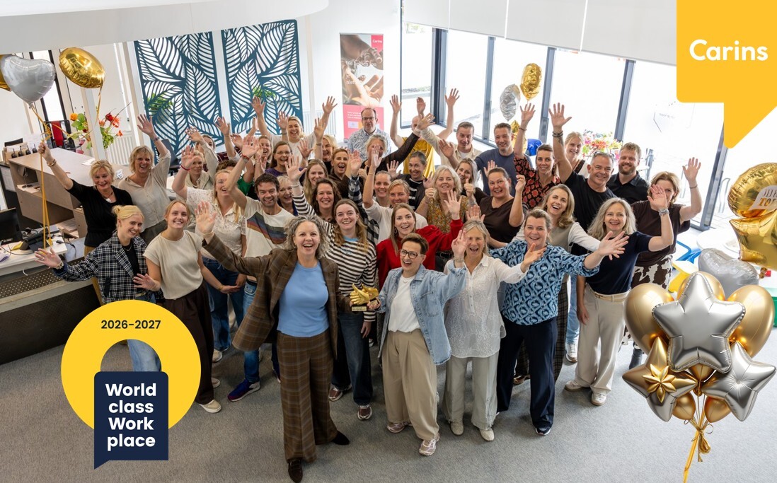 Groepsfoto Beste Werkgever 2026-2027 inclusief logo